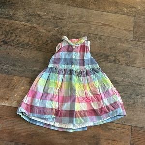 Baby Gap Checkered Multi Colored Dress